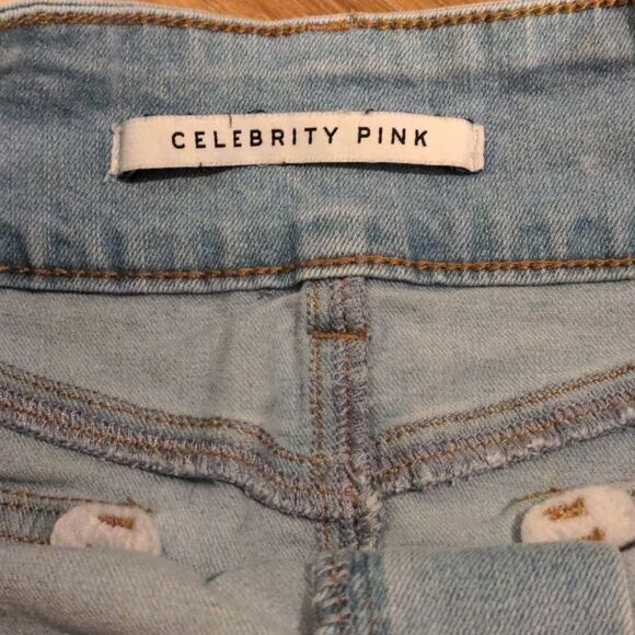 Women's jean  short skirt celebrity pink size 7/28 - Picture 4 of 6
